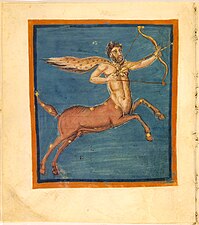 Sagittarius dans une édition des Aratea de Germanicus d’époque carolingienne (ca. 830-840).