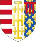 András, Calabria hercegének címere