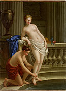 Dos mujeres en el baño (1763), de Joseph-Marie Vien, Museo Henri-Martin, Cahors.