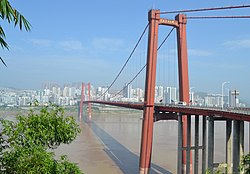 Zhongxian Yangtze Nehri Köprüsü