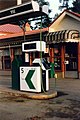 A 1991 photograph of a fuel pump in Ömossa village, Kristinestad, Finland.