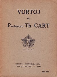 Vortoj de Profesoro Th. Cart