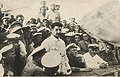 И. В. Сталин с моряками крейсера «Червона Украина», 1929 год, в море у Мухолатки