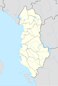 تیرانا در آلبانی واقع شده
