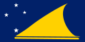 Bandeira de Tokelau, um pequeno território sob administração da Nova Zelândia