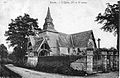 Une carte postale de l'Église de Rocques en 1906