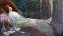 «Портрет актрисы Парижского театра «Гранд опера» Рене», (1897-1900), холст, масло — Чувашский государственный художественный музей.