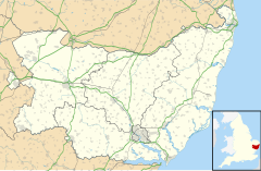 Brightwell is located in Suffolk