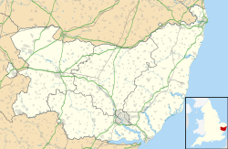 RAF Debach is located in Suffolk