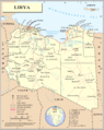Image 18A map of Libya (from Libya)