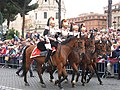 Mounted Cuirassiers during the parade of 2 June 2006.