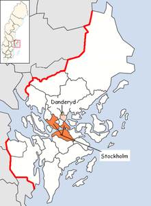 Danderyd – Localizzazione