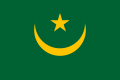Mauritánská vlajka (1959–2017) Poměr stran: 2:3