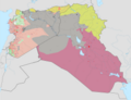 Mars 2015 : Daech subit ses premiers revers autour de Bagdad et dans les zones kurdes, surtout après la bataille de Kobané.