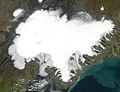 Vatnajökull (Satellitenbild der NASA)