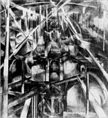 Джозеф Стелла. «Бруклинский мост», 1918