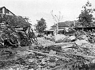 Earthquake damage in Ambon, 1898