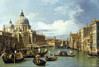 Canaletto, Canale Grande i kościół Santa Maria della Salute, ok. 1730