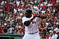 David Ortiz at bat, waiting for a pitch