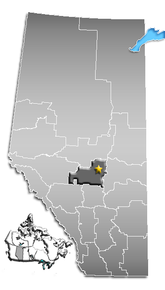 Poziția localității Edmonton