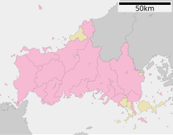 下関港の位置（山口県内）