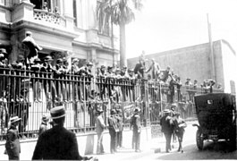 Toma de la Facultad de Derecho durante la Reforma Universitaria de 1918
