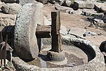 Olive-oil press from Byzantine era at Gamla