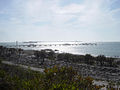 Fishing pier juts out into the Gulf of Mexico, Fort De Soto Park