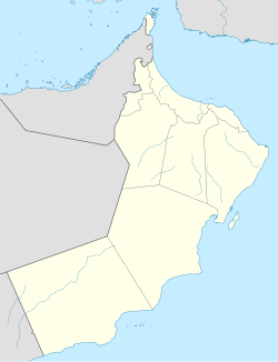 Salalah ubicada en Omán