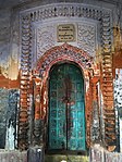 Not much terracotta remains in the Dadhi Bamna temple. This picture shows some stucco decoration.