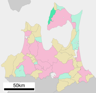 佐井村位置図