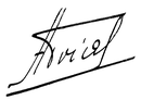 Firma di Jean-Marie Charles Abrial
