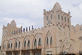 The Bobo Dioulasso railway station, built during the colonial era.