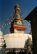 Le Stûpa de Swayambhunath au Népal.