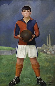 Joven futbolista, Zárraga 1926