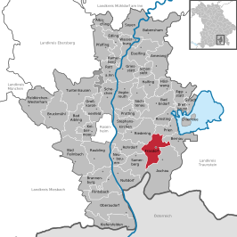 Kaart van Frasdorf