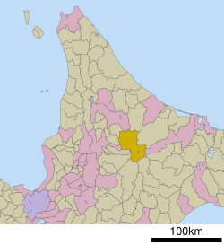 Lokasi Kamikawa di Hokkaido (Subprefektur Kamikawa)