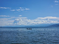 Les Pêcheurs sur le lac kivu