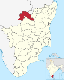 Location in Tamil Nadu