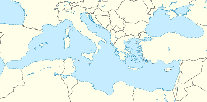 Mappa di localizzazione: Mar Mediterraneo