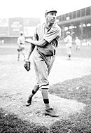 Rixey warming up while as a member of the Phillies at the West Side Grounds in 1912 Philadelphia Phillies season