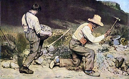 Gustave Courbet, Kivenhakkaajat, 1849.