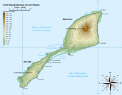 Mapa Jan Mayen