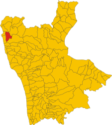 Santa Domenica Talao – Mappa