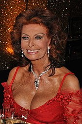 Sophia Loren, premiada em 1961, por La ciociara.