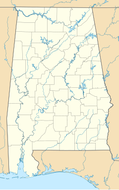 Gravine Island is located in Alabama