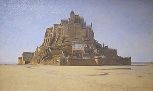 William Stanley Haseltine : Le Mont-Saint-Michel (1868, musée des beaux-arts de San Francisco).