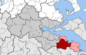 Карта общины: 1 — Аталанди 2 — Дафнусия, Опунтии и Малесина