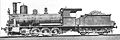 Ae első sorozatból a Nr. 134 pályaszűmú mozdony . Átépítette 1 SLM 1905-ben