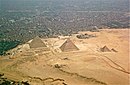 Giza'nın havadan görünümü